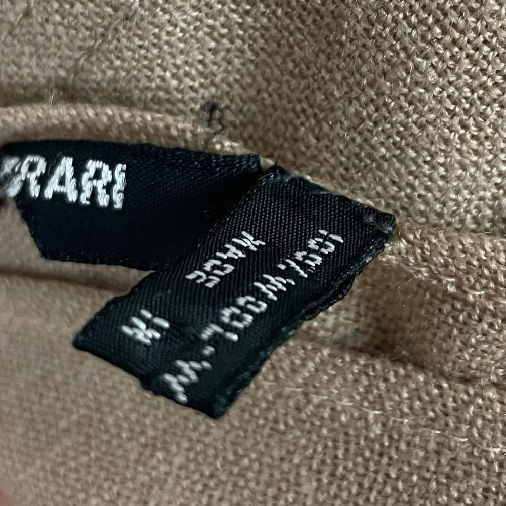 Franco Ferrari Beige Wool Scarf Italy